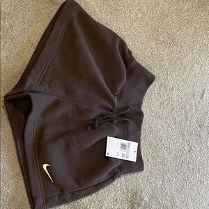 Nike Women's Dark Brown Athletic Shorts